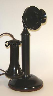 Original  Western Electric candlestick telephone wood wall telephone mouthpiece 